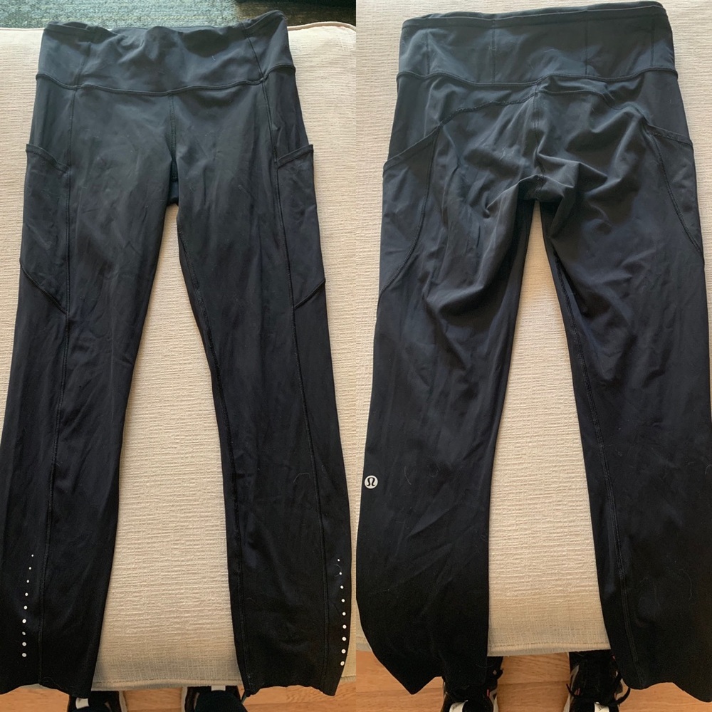 Size 8 lululemon fast & free 7/8 length
